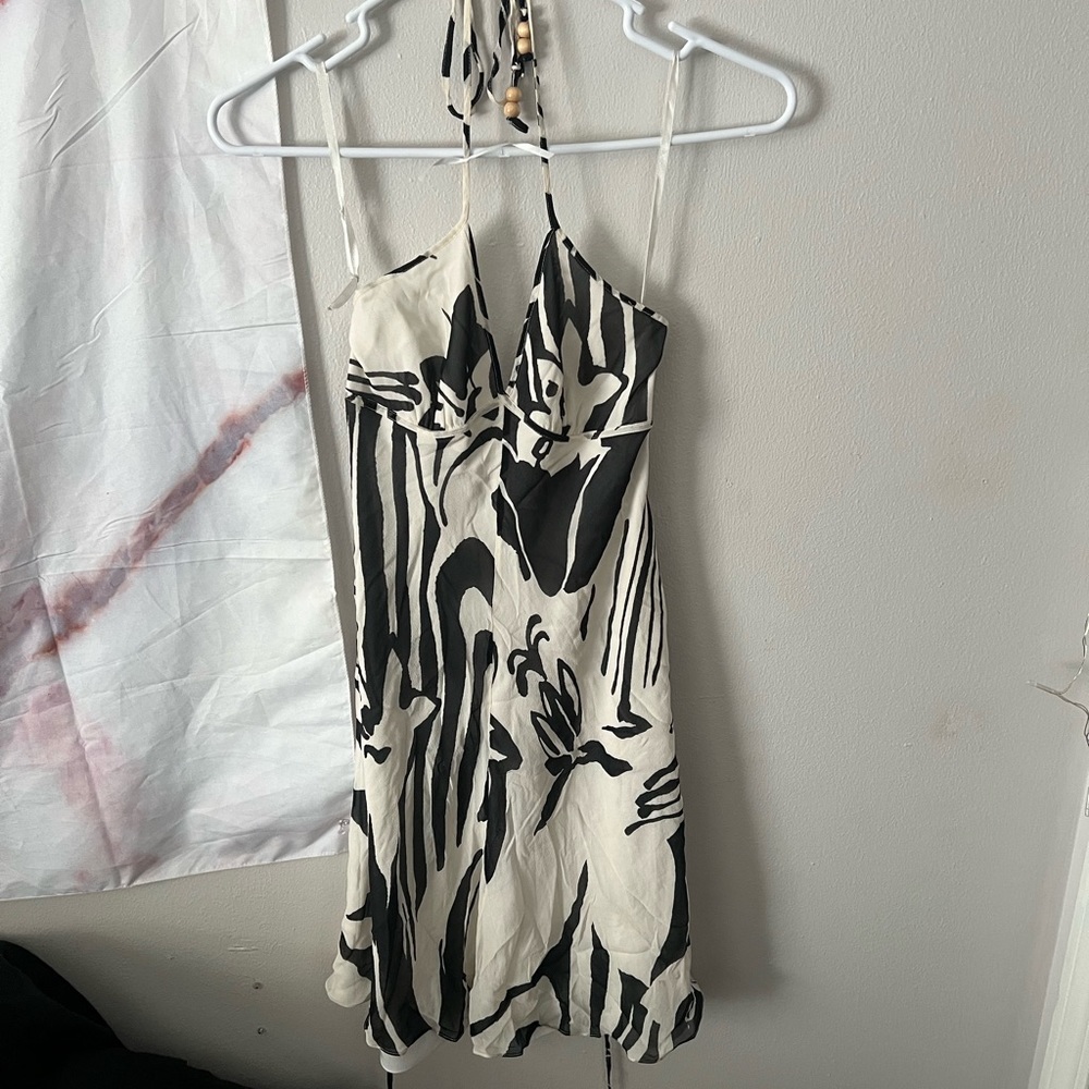 Halter top cocktail dress
